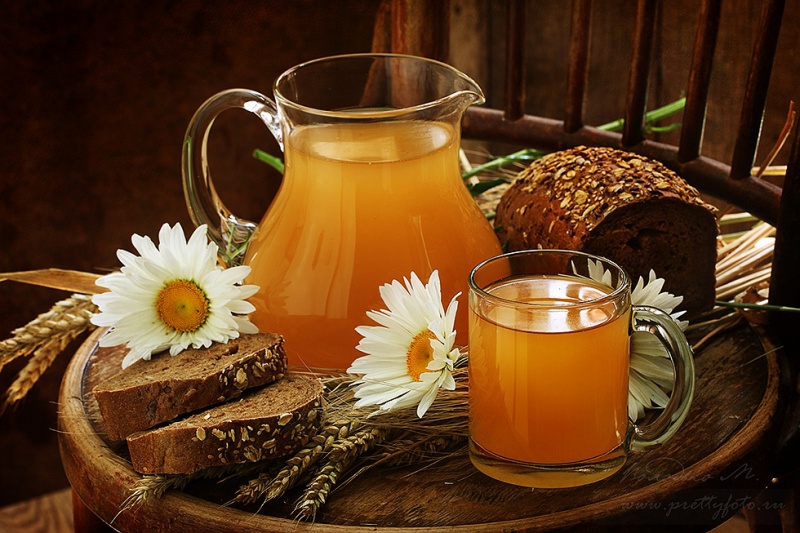 Чай и квас помогут пережить жару